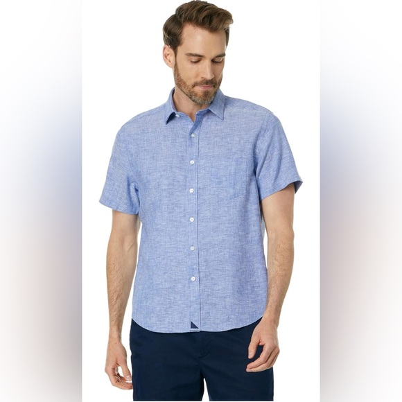 UNTUCKit ‘Cameron’ Wrinkle Resistant Men’s Linen Shirt | Sz. XL | NWOT - Picture 4 of 6